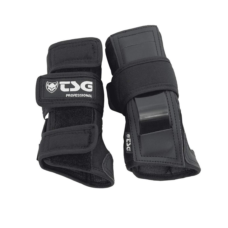 TSG Professional Wristguard, Ergonomic Splint, Palm, Wrist Support, Hardshell, Snowboarding, Skiing, Downhill, Skateboarding, Swiss Design, Black (Large) - Image 1